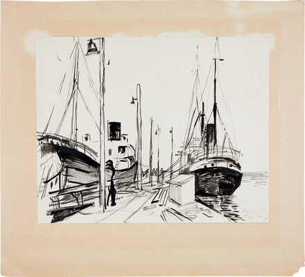 Шор Сарра Марковна. Баку. В порту